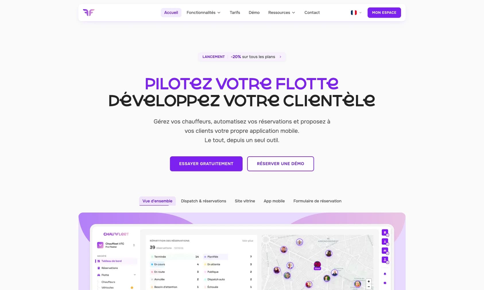 Capture de Site vitrine